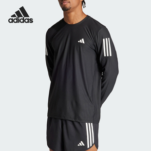 宽松跑步运动长袖 Adidas T恤IN1486 LS男士 阿迪达斯正品 OTR