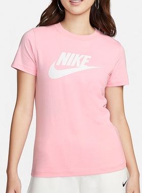 Nike/耐克正品夏季女士运动休闲宽松透气简约短袖DV6095-690