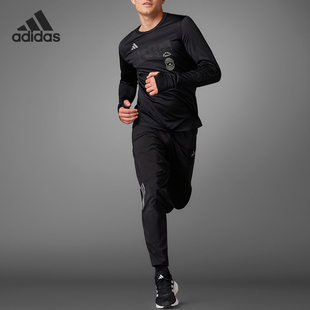 新款 Adidas 阿迪达斯官方正品 春季 HR6611 男子跑步运动休闲长裤