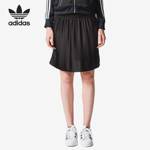 Adidas/阿迪达斯官方正品三叶草女子休闲运动透气半身裙BR4585
