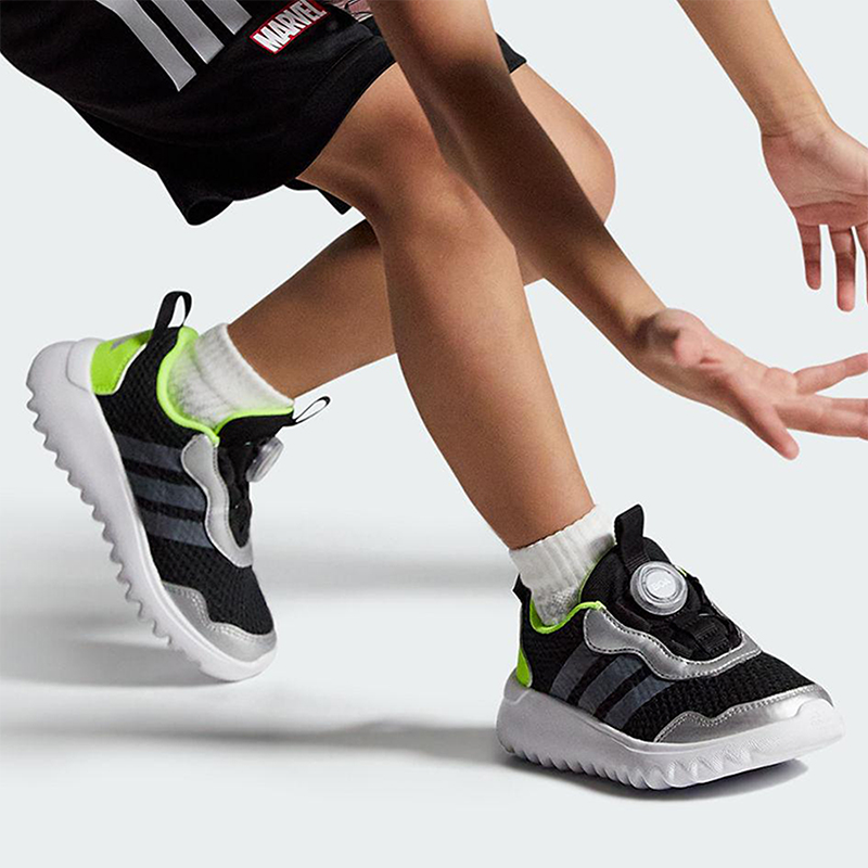 Adidas/阿迪达斯正品2025春夏款儿童经典旋转按钮休闲鞋IH8726