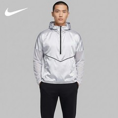 Nike/耐克正品当季女子休闲运动半拉链连帽夹克外套AT1129-095