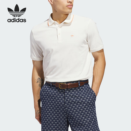 Adidas/阿迪达斯正品2026年男士高尔夫经典运动短袖POLO衫JY9945