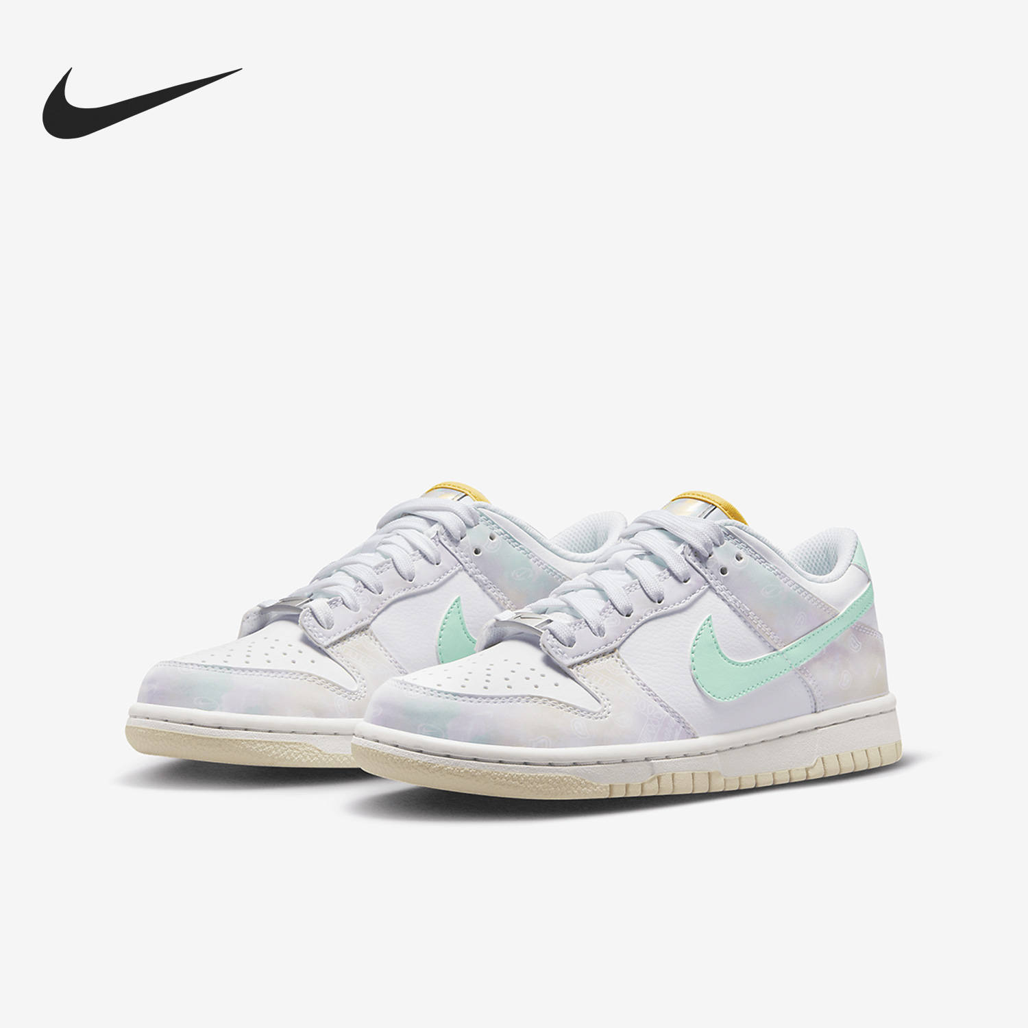 nike/耐克官方正品 dunk low腰果花低帮女子运动休闲鞋fj7707-131