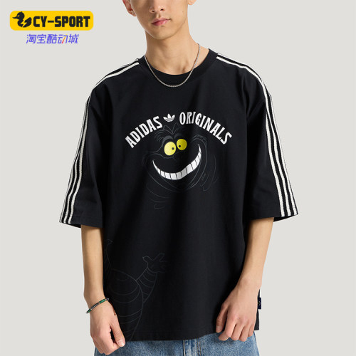 Adidas/阿迪达斯正品三叶草男女圆领舒适运动短袖T恤KX5312