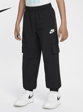Nike/耐克正品夏季新款小童凉感防晒梭织运动长裤HM4699-010