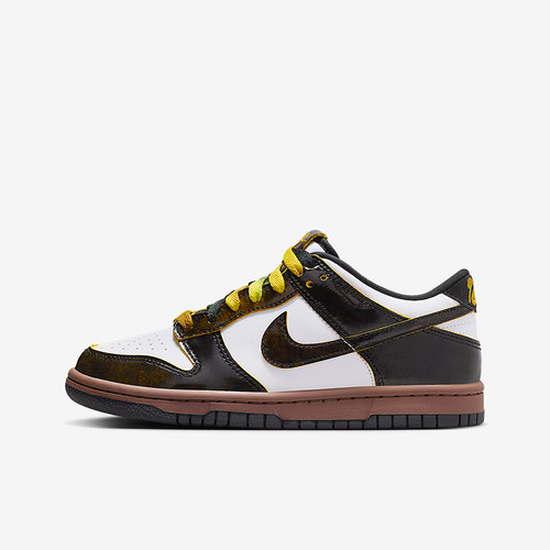 Nike/耐克正品Dunk Low GS女子大童休闲经典轻便板鞋HQ9294-100