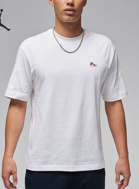 Nike/耐克官方正品Jordan Brand 男士透气休闲圆领T恤FN5983-100