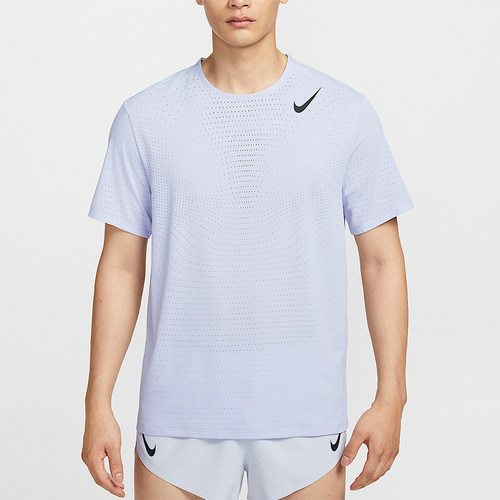 Nike/耐克正品Dri-FIT 男士圆领透气网眼跑步训练短袖HJ3378-057