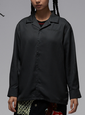 Nike/耐克正品JORDAN女士宽松梭织经典翻领休闲衬衫HJ0021-045