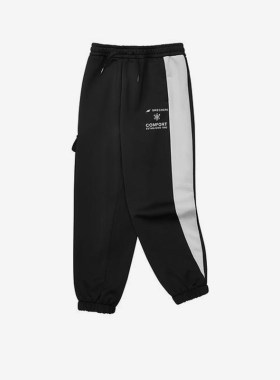 Skechers/斯凯奇正品春秋款儿童日常休闲简约针织长裤P424B032