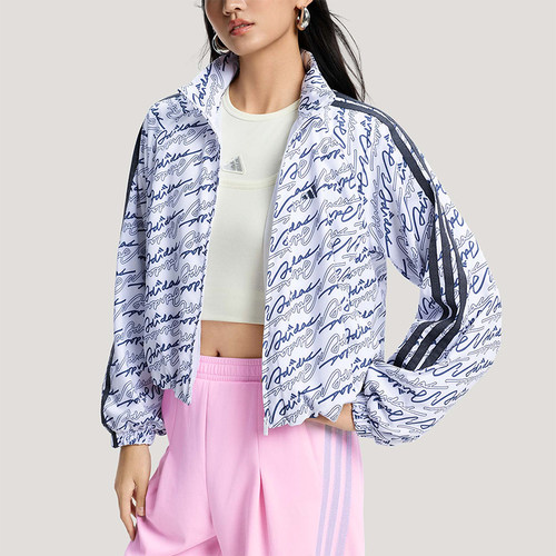 Adidas/阿迪达斯正品DCE AOP JKT女士潮流梭织时尚夹克外套KS0274