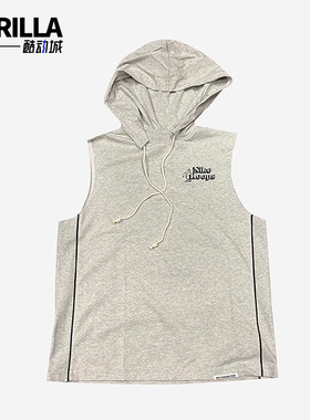 Nike/耐克正品Hops新款男灰色合身经典连帽无袖背心DH7442-050