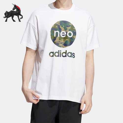 Adidas/阿迪达斯男女运动短袖