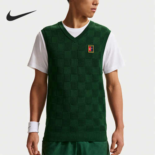 Nike/耐克正品男士运动休闲透气网球毛衣短袖背心IF1930-341