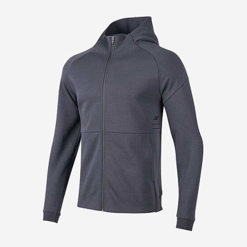 斯凯奇正品男子防风运动外套