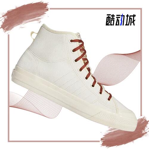 阿迪达斯男女高帮经典帆布鞋