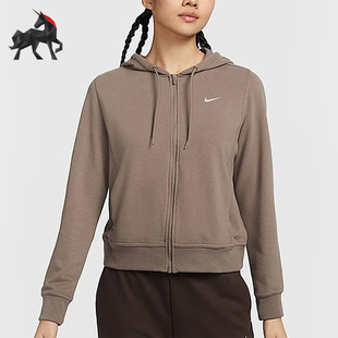 Nike/耐克正品春秋女士运动休闲针织拉链经典夹克外套FB5199-100
