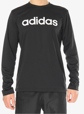 Adidas/阿迪达斯正品春秋新款M LOGO LS T 男子长袖T恤DH3986