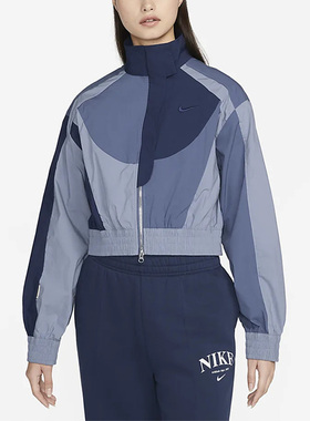 Nike/耐克正品春季女子户外跑步运动短款夹克外套DV8308-410