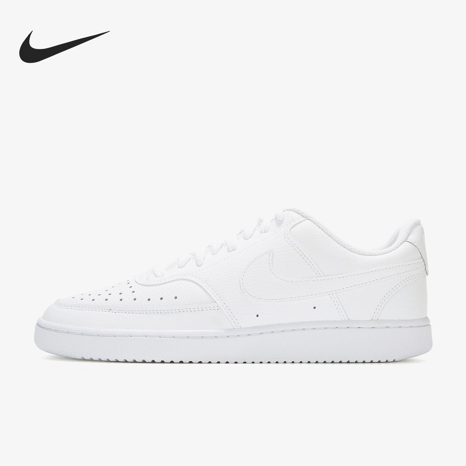 Nike/耐克正品Court Vision 1男士系带透气低帮板鞋CD5463-100