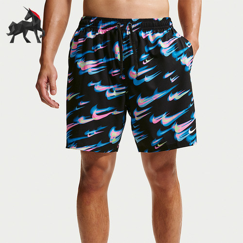 Nike/耐克正品Swim Breaker男士时尚沙滩含衬裤短裤IU2358-921