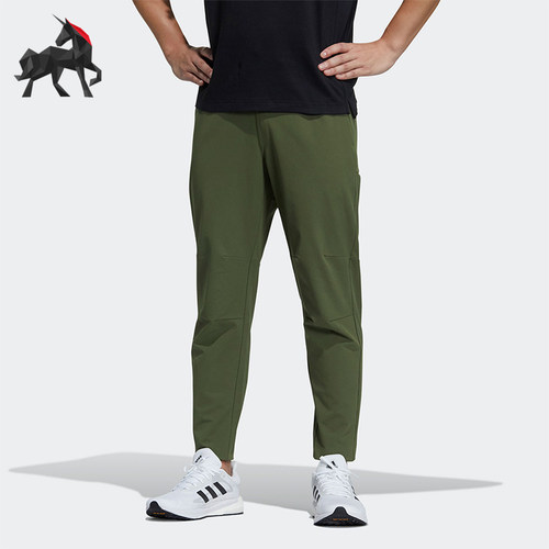 Adidas/阿迪达斯正品2025男士休闲梭织训练运动透气长裤GP0954