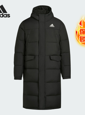 Adidas/阿迪达斯正品LONG DOWN PARKA男士保暖羽绒服KE5405