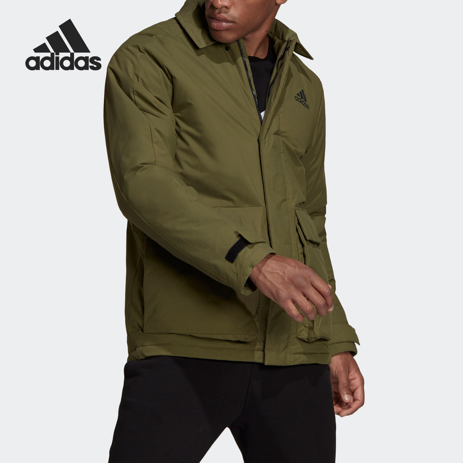 阿迪达斯男子户外运动棉服