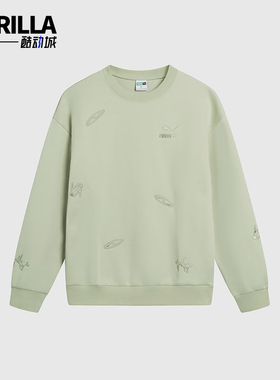 Puma/彪马正品运动男士宽松针织时尚休闲卫衣套头卫衣631070-33