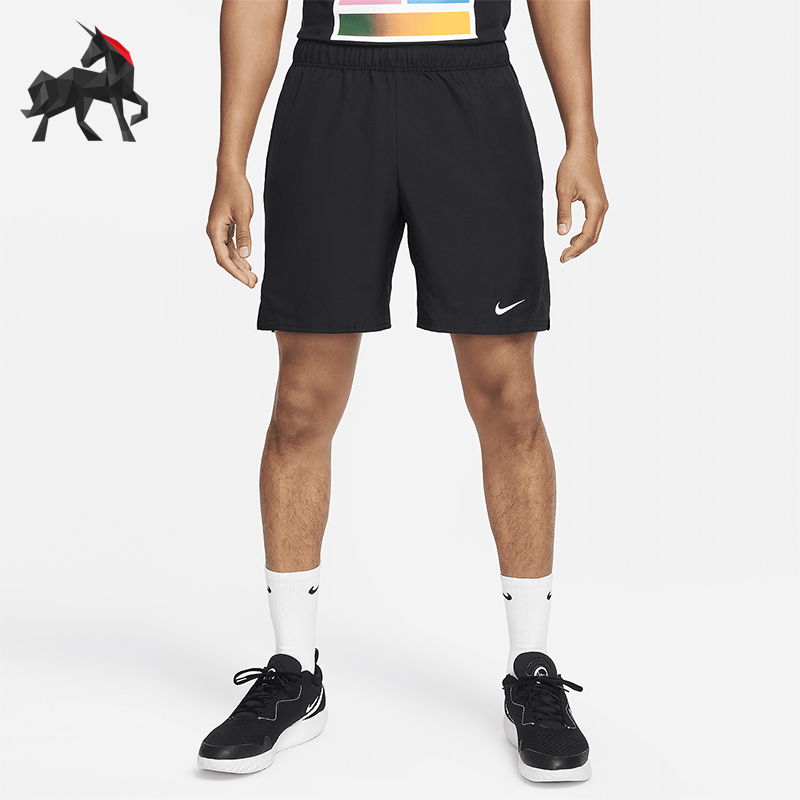 Nike/耐克正品2025秋季款男士耐穿网球运动训练短裤FD5380-010
