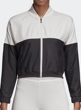 Adidas/阿迪达斯正品运动休闲女子时尚短款夹克外套DQ1421