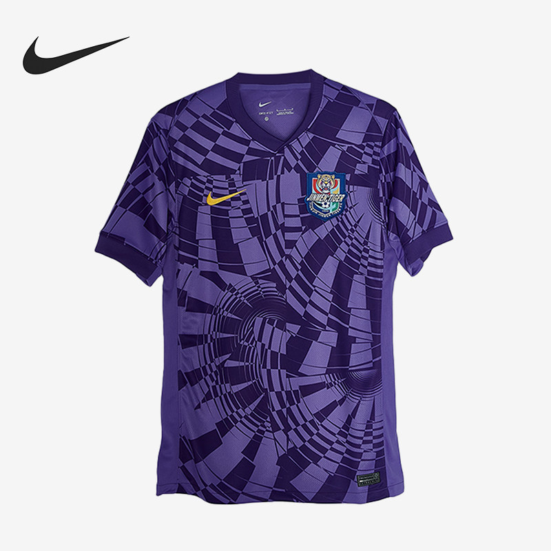 Nike/耐克正品2025男士耐穿运动V领足球透气套头短袖HM6169-550