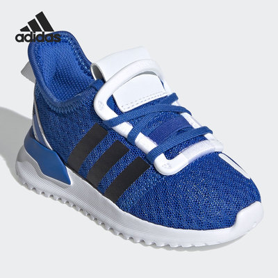 阿迪达斯小童舒适缓震运动跑步鞋