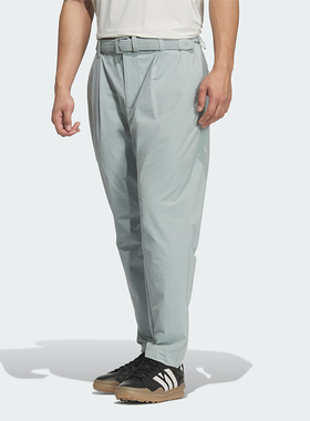 Adidas/阿迪达斯正品2026男士休闲高尔夫梭织经典简约长裤KD0939