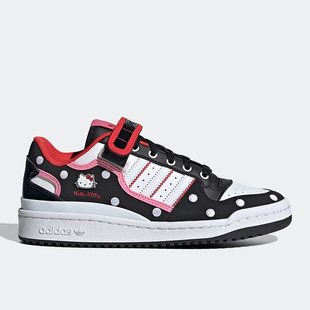 W女子魔术贴透气休闲板鞋 Adidas LOW FORUM GW7167 阿迪达斯正品