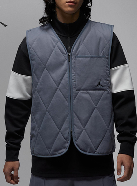 Nike/耐克官方正品JORDAN男士高尔夫保暖宽松棉马甲HQ8680-075