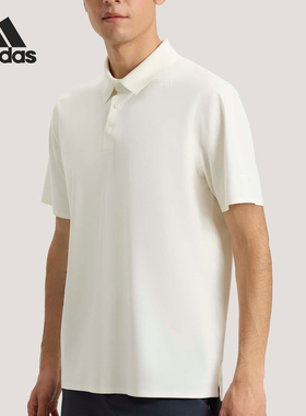 Adidas/阿迪达斯正品2026男士简约经典亲肤耐穿短袖POLO衫KE4043