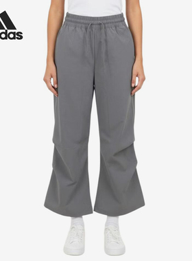 Adidas/阿迪达斯正品FOS纯色裤女灰色运动裤经典休闲裤装KW5715