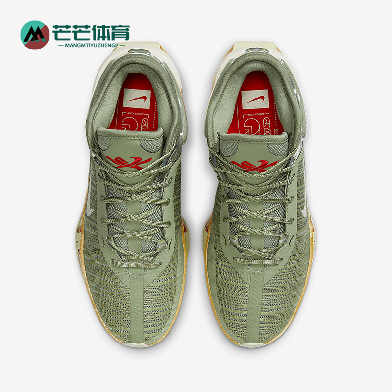 耐克男士中帮气垫缓震篮球鞋