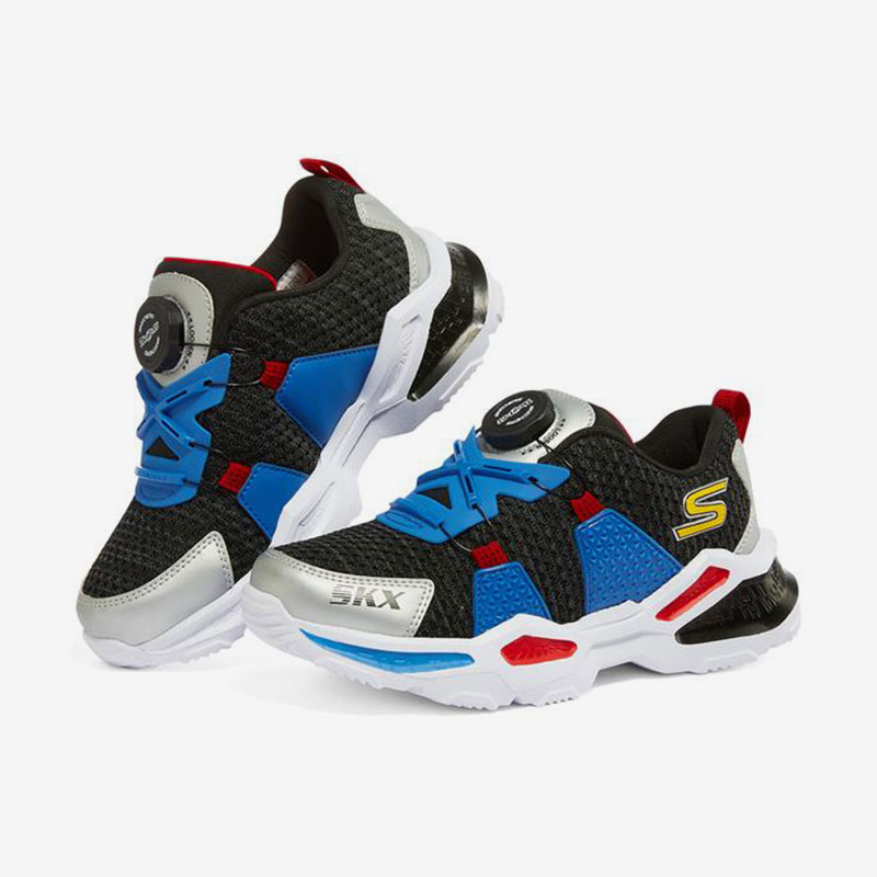 Skechers/斯凯奇正品当季新款男童旋钮松紧训练运动跑步鞋