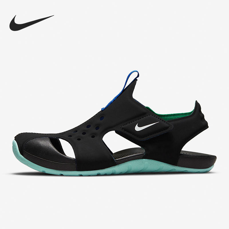 Nike/耐克正品夏新款包头男童魔术贴沙滩游泳凉鞋DM0972-010