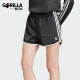 休闲透气短裤 三叶草女士宽松日常经典 JD3119 阿迪达斯正品 Adidas