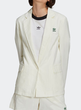 Adidas/阿迪达斯正品 新款女子春秋时尚运动夹克外套 H56445