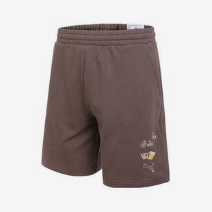 634795 Puma 运动宽松针织休闲短裤 KNIT男士 彪马正品 SHORTS