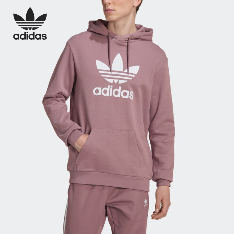 阿迪达斯男子健身运动套头卫衣