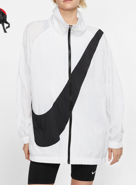 Nike/耐克正品Sportswear新款女白色宽松夹克外套BV3686-100