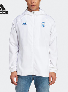 Adidas/阿迪达斯正品皇马新款训练男子运动夹克外套HT6459
