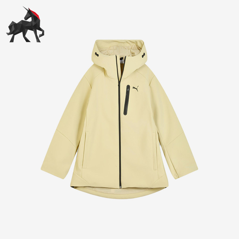 Puma/彪马正品男夹克保暖防水连帽胸口拉链经典夹克外套635783-83