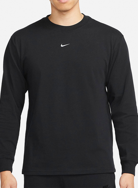 Nike/耐克正品运动男士圆领套头休闲透气长袖T恤DJ6175-010